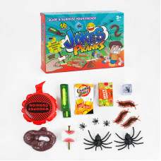 Набір приколів 388-1 16 елементів муляжі фігурки комах