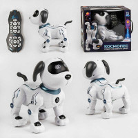 Собачка інтерактивна на рк ТК-12302 TK Group УКРАЇНСЬКЕ ОЗУЧУВАННЯ виконує команди LED світло розповідає казку співає пісні TK Group