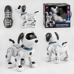 Собачка інтерактивна на рк ТК-12302 TK Group УКРАЇНСЬКЕ ОЗУЧУВАННЯ виконує команди LED світло розповідає казку співає пісні TK Group