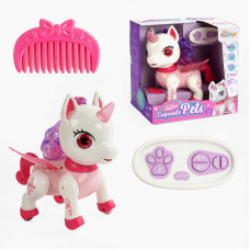 Поні на радіокеруванні SM 05 F звук підсвічування ходить танцює приймає різні положення пульт 24Ghz USB-кабель