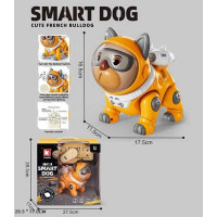 Собачка на радіокеруванні G 253 A Штрих=80056 ходить озвучення англ мовою мелодії цікаві факти підсвічування