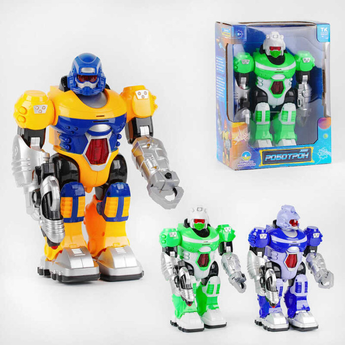 Робот Роботрон 16785 TK Group ОЗВУЧУВАННЯ УКРАЇНСЬКОЮ МОВОЮ ходить світло звук TK Group