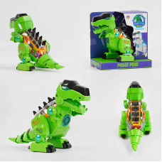 Динозавр музичний Робот Рекс 10419 TK Group ОЗВУЧУВАННЯ УКРАЇНСЬКОЮ МОВОЮ пісня рухається підсвічування шестерні рухомі елементи в кор TK Group