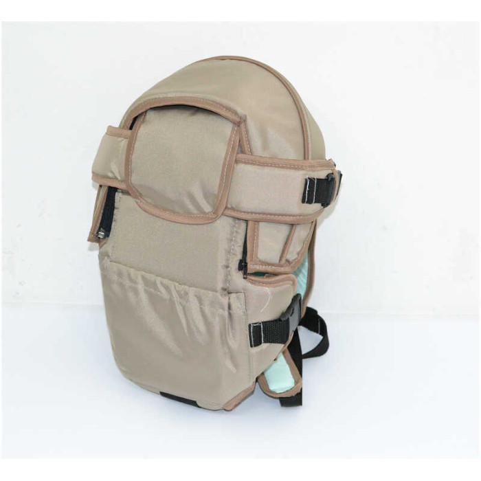 Рюкзак-кенгуру №8 - 0268 лежачи колір світлий капучино призначений для дітей із двомісячного віку Алінка