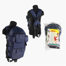 Рюкзак-кенгуру №8 лежачи колір темно-синій для дітей з двомісячного віку в пакеті Алінка