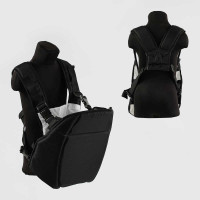 Рюкзак-кенгуру для детей №6 3450 сидячи от 3 месяцев до 13 кг черный Алінка