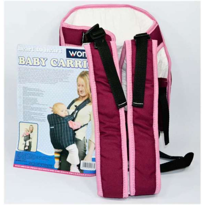 Рюкзак-кенгуру №6 сидячи колір бордовий Призначений для дітей з тримісячного віку 000Алінка