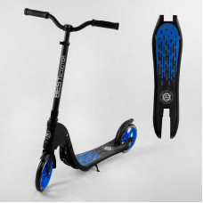 Самокат двухколесный 79855 Best Scooter цвет СИНИЙ колеса PU - 20 см широкий велосипедный руль новый зажим руля Best Scooter
