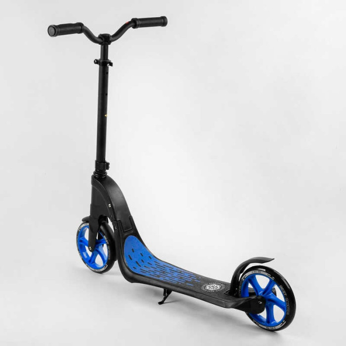 Самокат двухколесный 79855 Best Scooter цвет СИНИЙ колеса PU - 20 см широкий велосипедный руль новый зажим руля Best Scooter