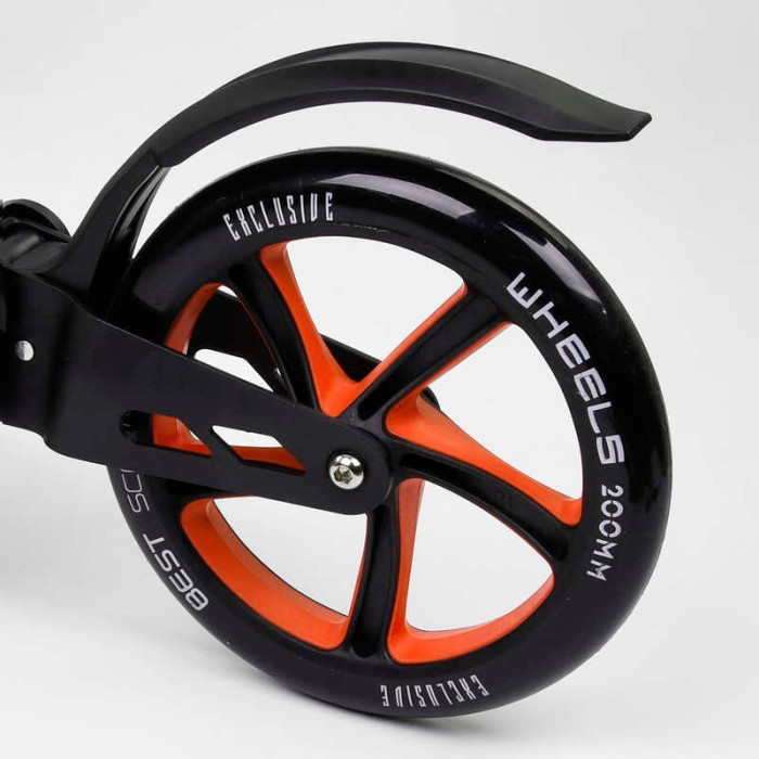 Самокат двухколесный Best Scooter 23023 колеса PU d переднего колеса 200мм d заднего колеса 200мм 2 амортизатора Best Scooter