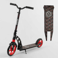 Самокат двухколесный Best Scooter 61711 колеса PU d переднего колеса – 230мм d заднего колеса – 180мм 1 амортизатор Best Scooter