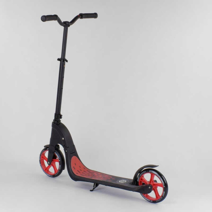 Самокат двухколесный 18424 Best Scooter цвет КРАСНЫЙ колеса PU - 20 см широкий велосипедный руль новый зажим руля Best Scooter