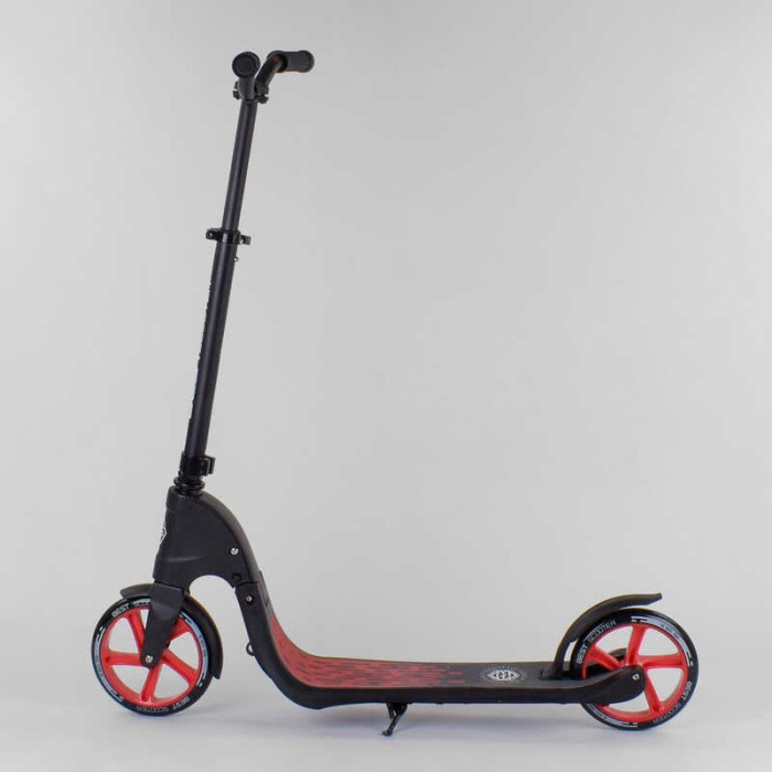 Самокат двухколесный 18424 Best Scooter цвет КРАСНЫЙ колеса PU - 20 см широкий велосипедный руль новый зажим руля Best Scooter