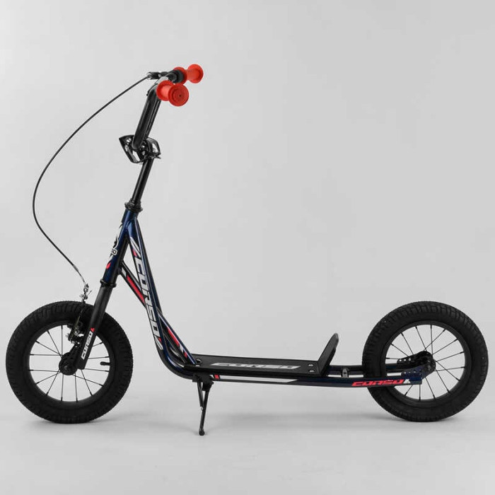 Самокат JT 32050 `` Corso`` колеса надувні 12`` ручне переднє гальмо Corso