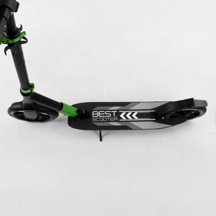 Самокат алюминиевый Best Scooter 93427 колеса PU d переднего колеса - 230мм d заднего колеса - 215мм 1 амортизатор передний Best Scooter
