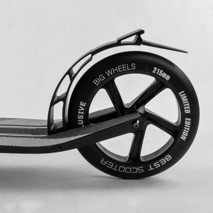 Самокат алюминиевый Best Scooter 93427 колеса PU d переднего колеса - 230мм d заднего колеса - 215мм 1 амортизатор передний Best Scooter