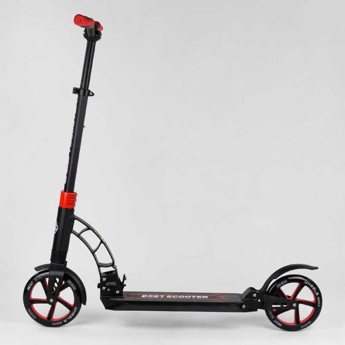 Самокат двухколесный Best Scooter 42923 колеса PU d переднего колеса 200мм d заднего колеса 200мм 2 амортизатора Best Scooter