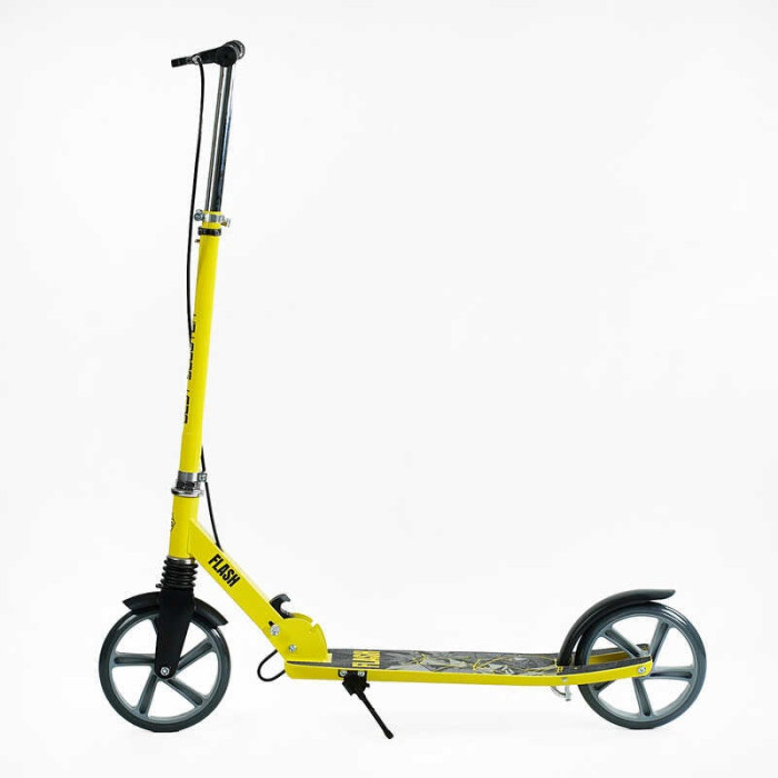 Самокат двоколісний Best Scooter FL-14320 сталева рама ручне гальмо колеса PU 200мм 1 амортизатор передній Best Scooter