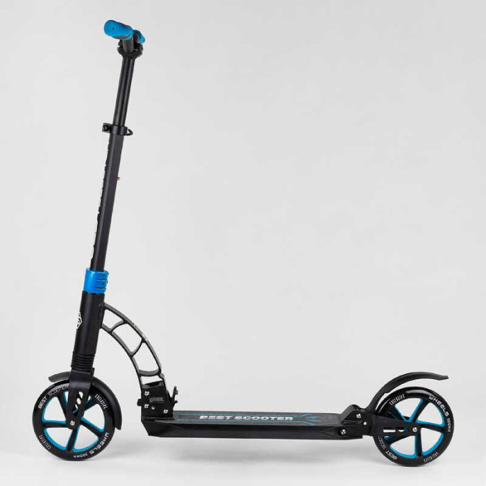 Самокат двухколесный Best Scooter 44073 колеса PU d переднего колеса 200мм d заднего колеса 200мм 2 амортизатора Best Scooter