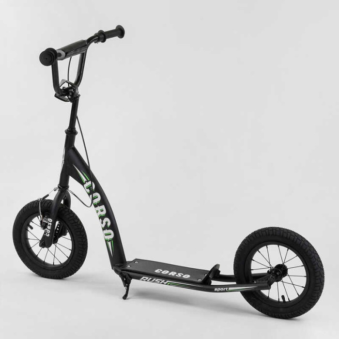 Самокат CR-T 0070 Corso колеса надувні 12`` ручне переднє гальмо Corso
