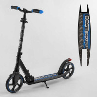Самокат алюминиевый Best Scooter 94123 тормоз со светом колеса PU диаметр колес - 200мм 1 амортизатор передний зажим руля Best Scooter