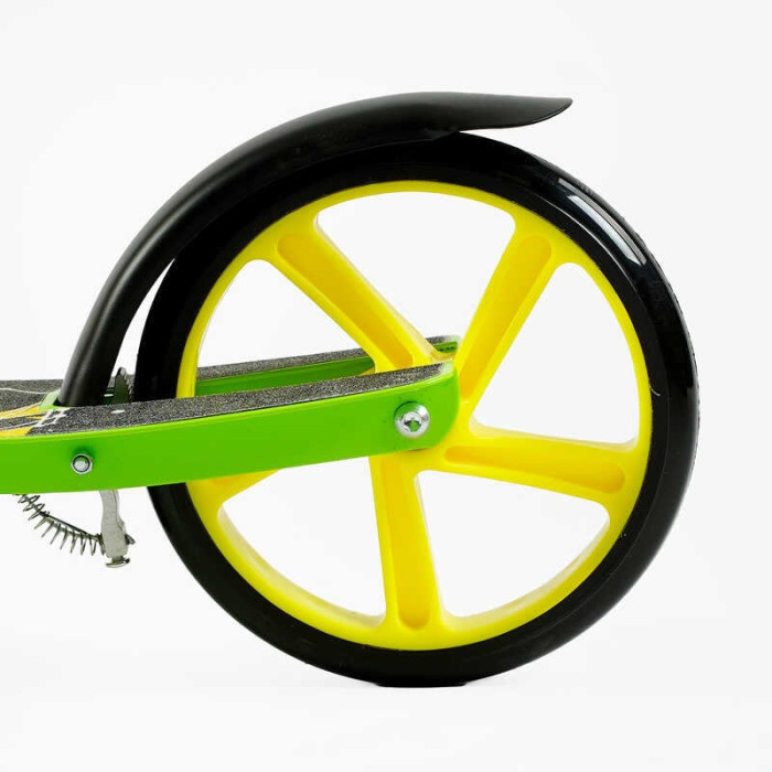 Самокат двоколісний Best Scooter FL-20085 сталева рама ручне гальмо колеса PU 200мм 1 амортизатор передній Best Scooter