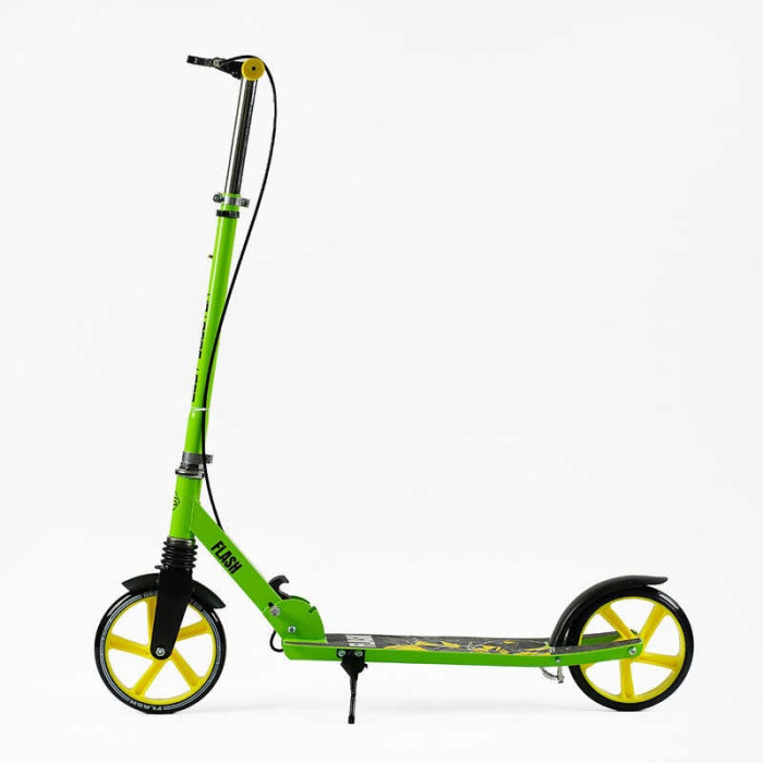 Самокат двоколісний Best Scooter FL-20085 сталева рама ручне гальмо колеса PU 200мм 1 амортизатор передній Best Scooter