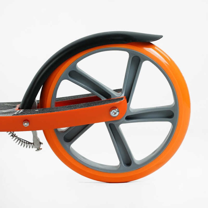 Самокат двоколісний Best Scooter FL-80811 сталева рама ручне гальмо колеса PU 200мм 1 амортизатор передній Best Scooter