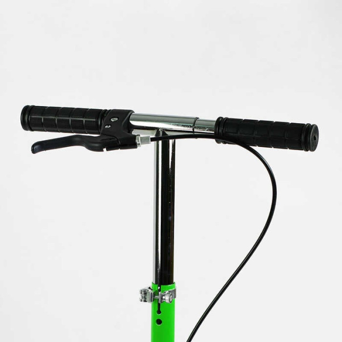 Самокат двухколесный Skyper Neon N-36719 стальная рама ручной тормоз колеса PU диаметр 200мм грипсы резиновые Skyper