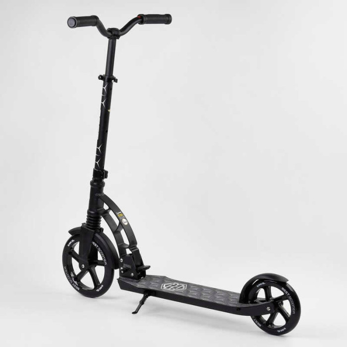 Самокат двухколесный Best Scooter 47351 колеса PU d переднего колеса – 230мм d заднего колеса – 180мм 1 амортизатор Best Scooter
