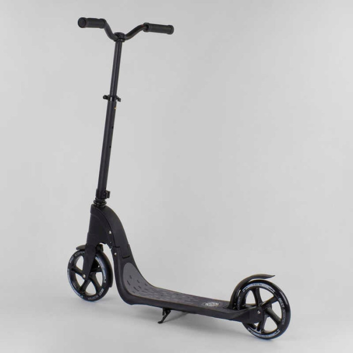 Самокат двухколесный 72378 Best Scooter цвет ЧЕРНЫЙ колеса PU - 20 см широкий велосипедный руль новый зажим руля Best Scooter