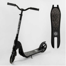 Самокат двухколесный 74077 Best Scooter цвет ЧЕРНЫЙ колеса PU - 20 см широкий велосипедный руль новый зажим руля Best Scooter