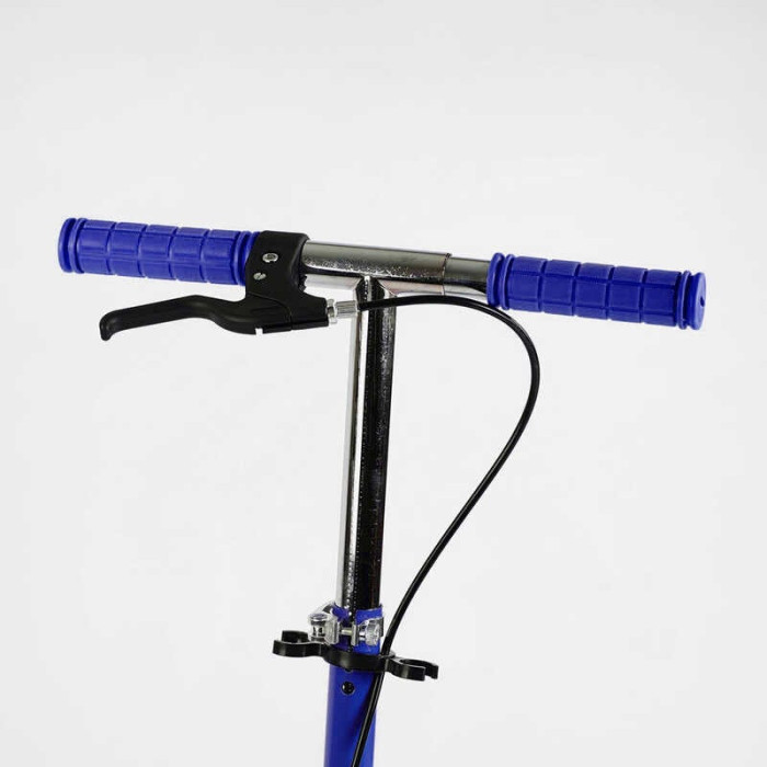 Самокат двухколесный Skyper Neon N-41417 стальная рама ручной тормоз колеса PU диаметр 200мм грипсы резиновые Skyper