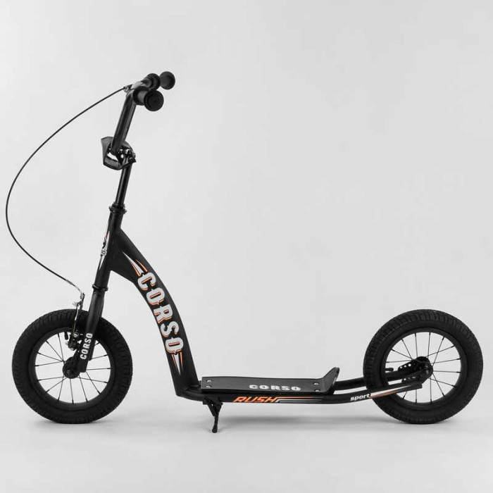 Самокат CR-T 7171 `` Corso`` колеса надувні 12`` ручне переднє гальмо Corso