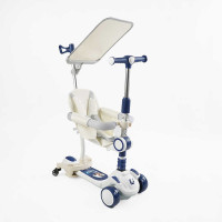 Самокат 5в1 Skyper FJ-59060 колеса PU125х40мм зі світлом укр озвучування та підсвічування платформис ДОП КОЛЕСАМИ захисний бампер в коробці Skyper