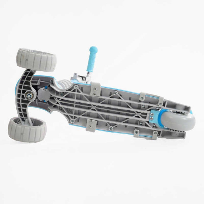 Самокат 5в1 P-92401 Best Scooter з ДОП КОЛЕСАМИ захисний бампер PU колеса зі світлом Best Scooter