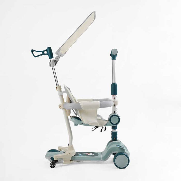 Самокат 5в1 Skyper FJ-93078 колеса PU125х40мм зі світлом укр озвучування та підсвічування платформис ДОП КОЛЕСАМИ захисний бампер в коробці Skyper