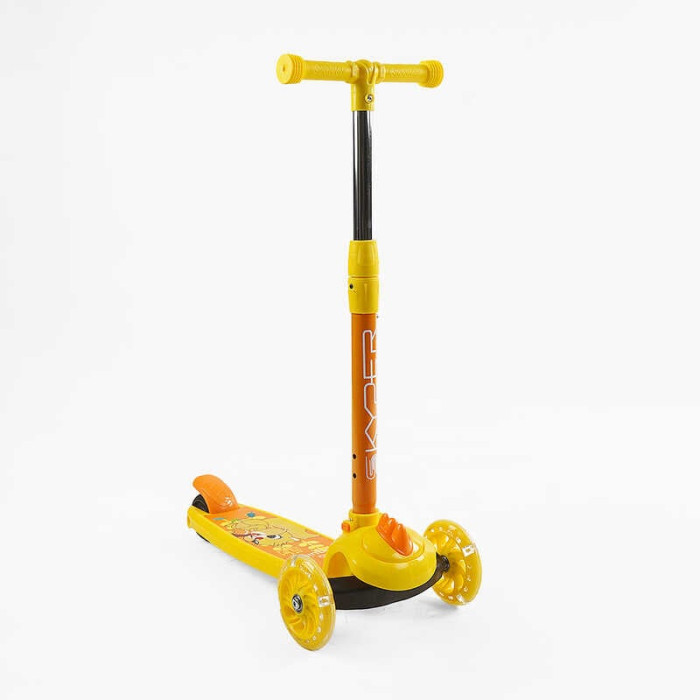 Самокат триколісний Skyper колеса PVC зі світлом кермо з`ємне (CY-85812) Skyper