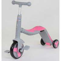 Самокат 3в1 JT 90601 Best Scooter самокат-велобег-велосипед свет 8 мелодий колёса PU переднее колесо d=20см задние d=11см Best Scooter