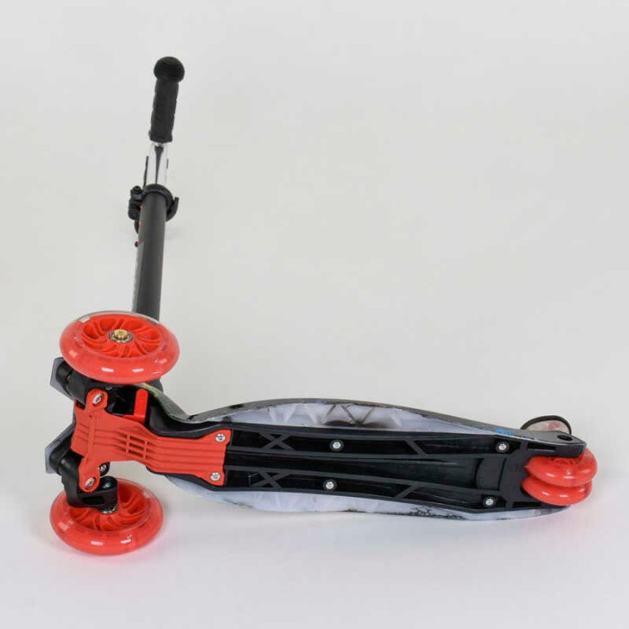 Самокат А 24659779-1308 MAXI Best Scooter пластмассовый 4 колеса PU МИР трубка руля алюминиевая d=12см Best Scooter