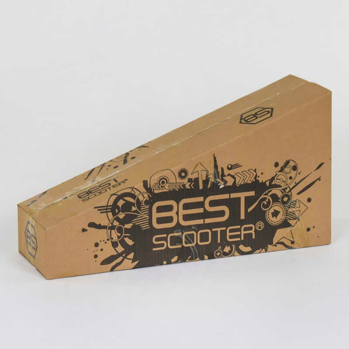 Самокат А 24659779-1308 MAXI Best Scooter пластмассовый 4 колеса PU МИР трубка руля алюминиевая d=12см Best Scooter