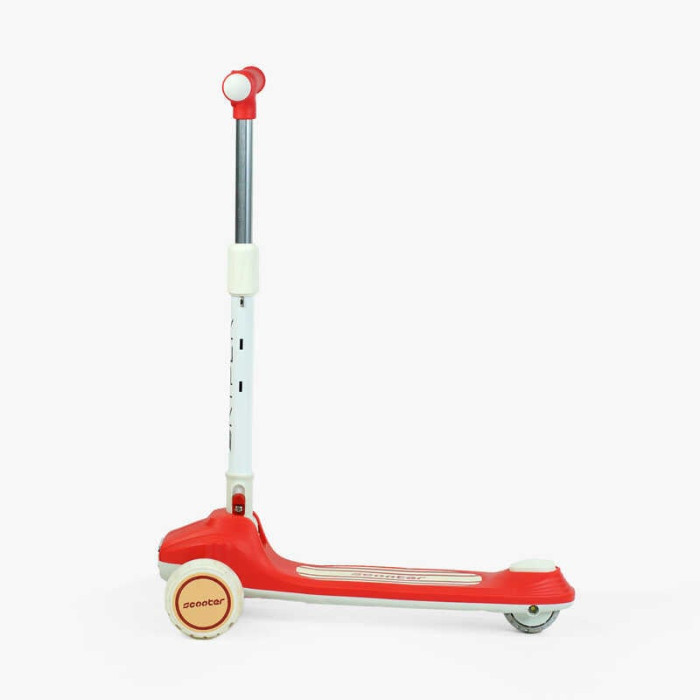 Самокат триколісний Skyper Y-80733 колеса PU 125х40мм зі світлом музика та підсвічування платформи кермо складне Skyper