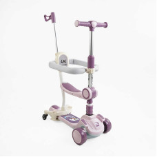 Самокат 5в1 Skyper GH-31692 колеса PU125х40мм зі світлом укр озвучування та підсвічування платформис ДОП КОЛЕСАМИ захисний бампер Skyper