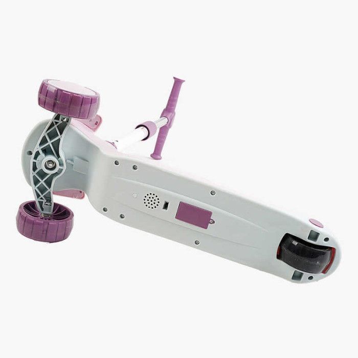 Самокат 5в1 Skyper GH-31692 колеса PU125х40мм с светом укр озвучивание и подсветка платформы с ДОП КОЛЕСАМИ защитный бампер Skyper
