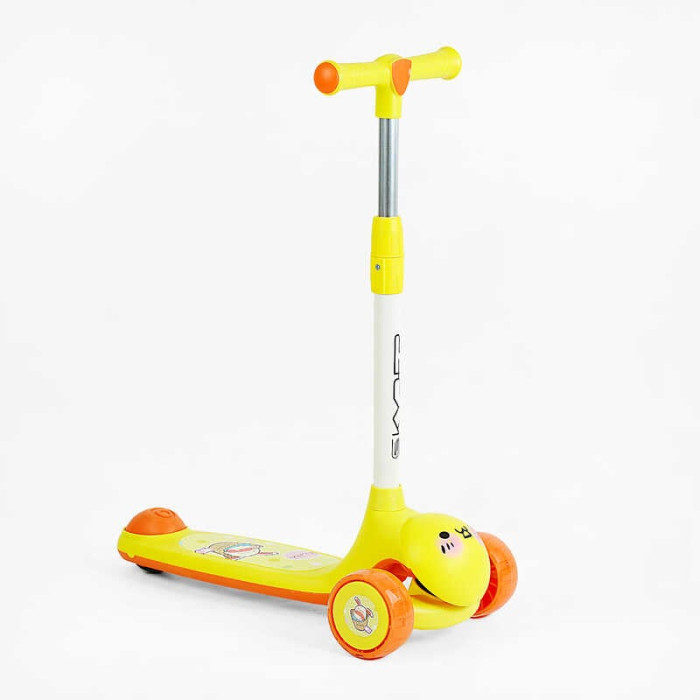 Самокат триколісний Skyper LH-11603 колеса PU 112х42мм зі світлом музика та підсвічування платформи кермо з`ємне в пакеті Skyper