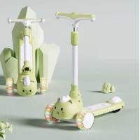 Самокат триколісний Skyper SC-54107 з підсвічуванням зі світлом українське озвучення складне кермо 125х40мм PU колеса (1) Skyper