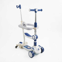 Самокат 5в1 Skyper GH-51784 колеса PU125х40мм со светом укр озвучивания и подсветки платформы ДОП КОЛЕСАМИ защитный бампер Skyper