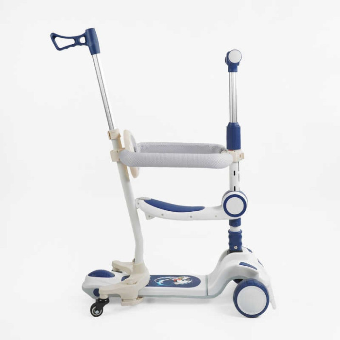 Самокат 5в1 Skyper GH-51784 колеса PU125х40мм зі світлом укр озвучування та підсвічування платформис ДОП КОЛЕСАМИ захисний бампер Skyper