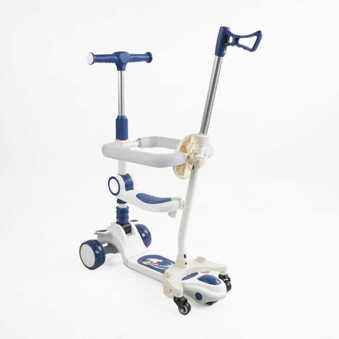Самокат 5в1 Skyper GH-51784 колеса PU125х40мм зі світлом укр озвучування та підсвічування платформис ДОП КОЛЕСАМИ захисний бампер Skyper