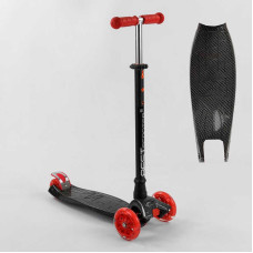 Самокат A 25772 779-1524 Best Scooter 4 колеса PU СВЕТ трубка руля алюминиевая d передних колес =12 см d задних колес = 8 см Best Scooter
